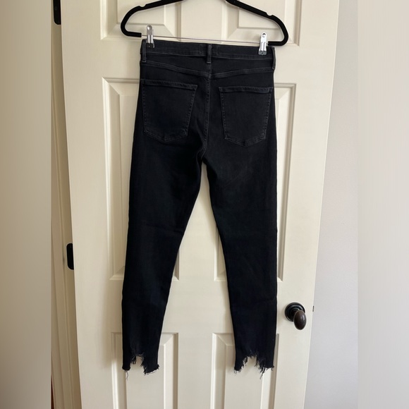 Agolde Sophie Mid Rise Skinny Ankle Jean in Black Wash Size 29 - Picture 3 of 10